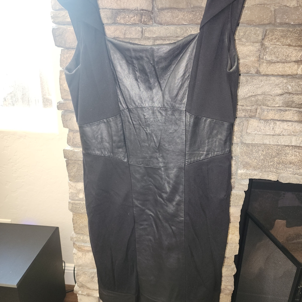 ANTONIO MELANI Black Strapless Dress